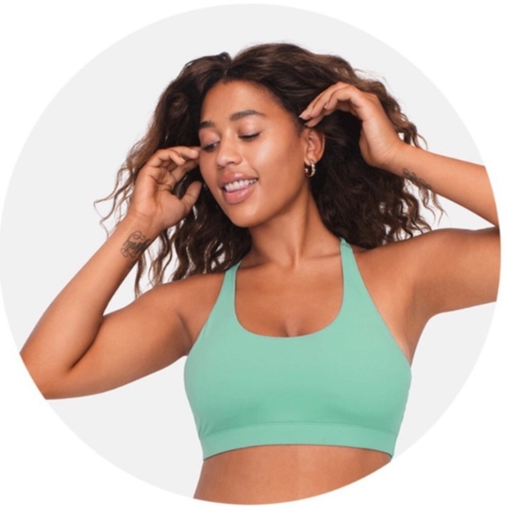 Outdoor Voices All-Time Bra in limited edition color Lotus (S)